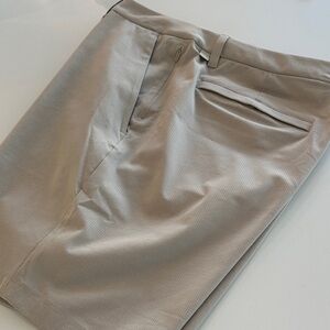 lululemon athletica Men's Flat-Front Shorts in Light Beige